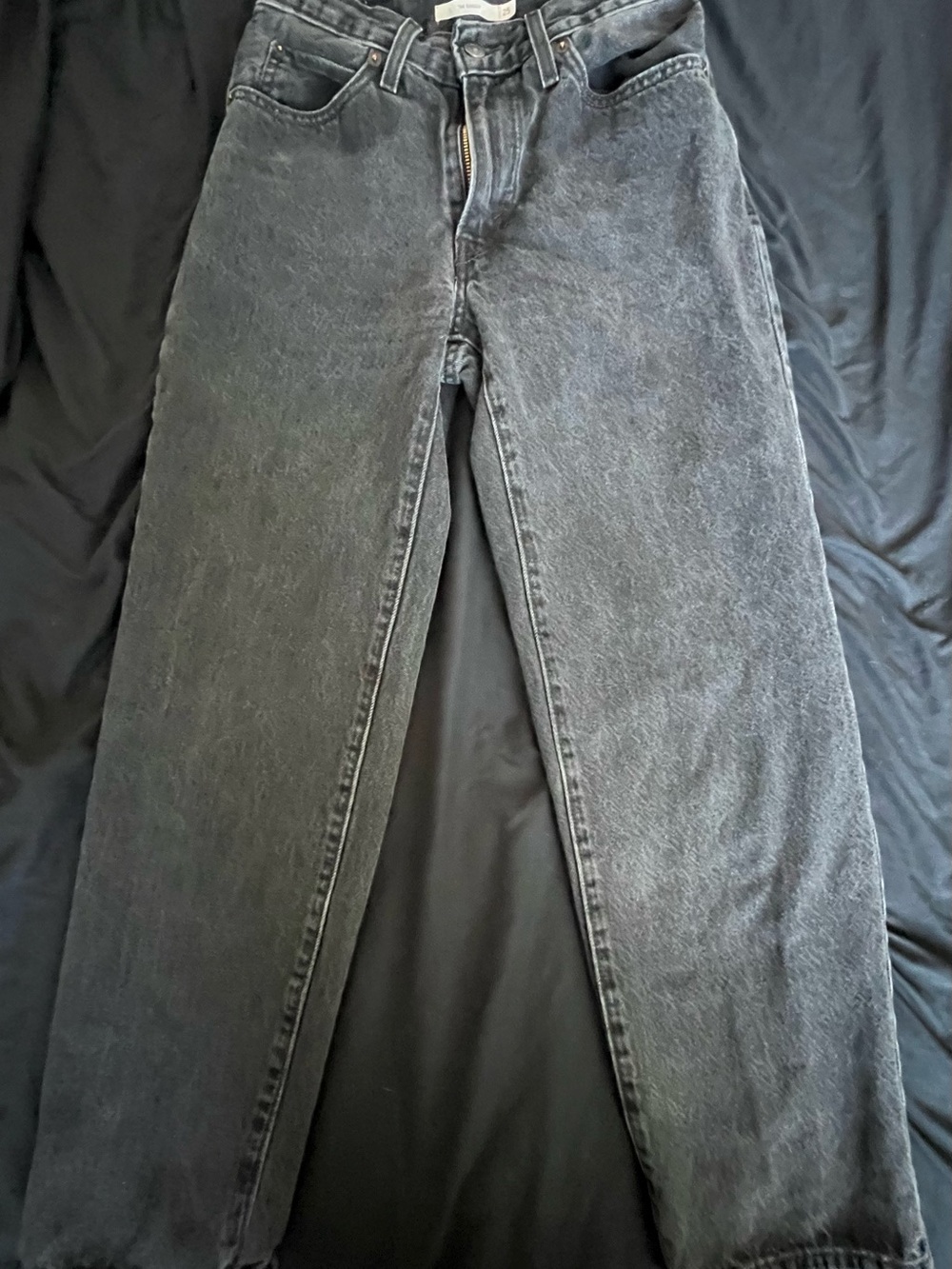 Levi's ‘94 Baggy Straight Leg Jeans in Washed Black